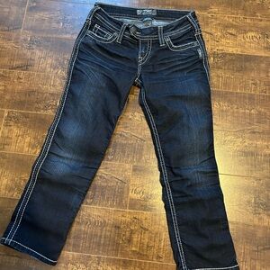 Silver Jeans Women's Indigo Capris